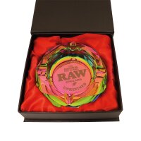 RAW Glass Table Ashtray Rainbow