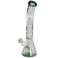 Black Leaf ice bong with double perc 31 cm