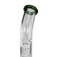 Black Leaf ice bong with double perc 31 cm