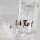 Black Leaf ice bong with double perc 31 cm