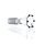 Insomnia glass bowl with decoration black 18,8