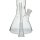 Glass bong Clear Beaker 20 cm