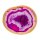 Glass pane agate look pink