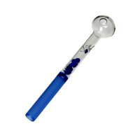 Oil pipe Crystals 15 cm blu