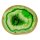 Glass pane agate look green