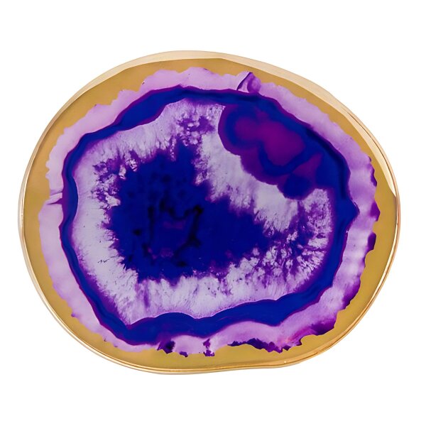 Glass pane agate look violet