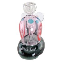 Black Leaf Glass Bong Snail