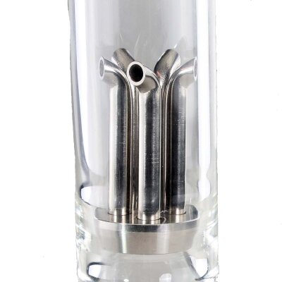 Black Leaf Metal Wave 38cm cylinder