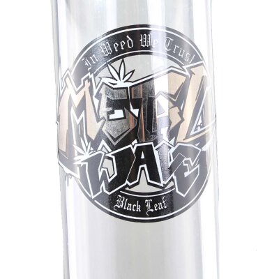 Black Leaf Metal Wave 38cm cylinder