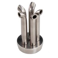 Black Leaf Metal Wave 38cm cylinder