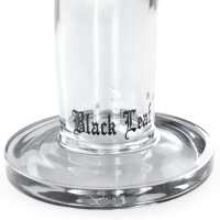Black Leaf Glass Bong JL red