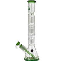 Grace Glass Triple Tree-Arm Percolator Beaker 40cm green