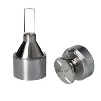 Powder grinder with vial