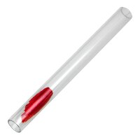 Glass Snuff Tube Love Roses