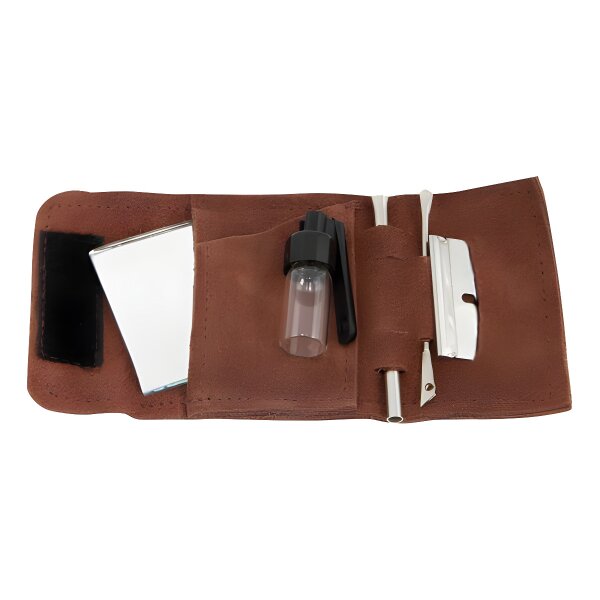 Snuff Set "Nickel Finish" small