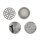 Stainless steel grinder 50mm 4-piece