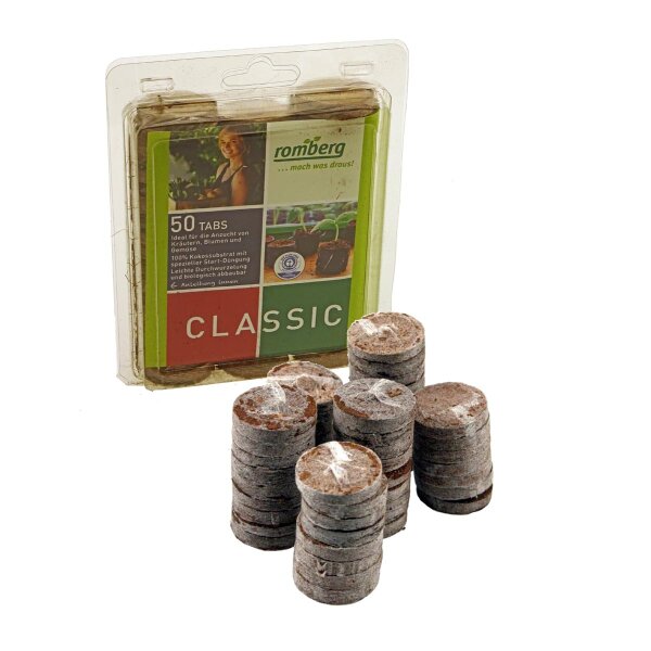 50 coir pellets, Ø 3,6 cm
