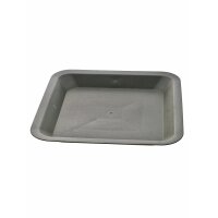 Square Plant Saucer, black, 33,5 x 33,5 cm