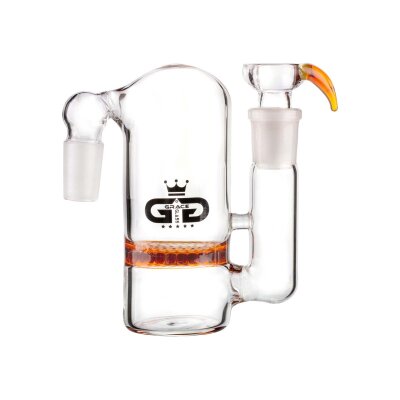 Grace Glass Precooler wit Honeycomb Percolator 18.8 red