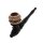 Large Wooden Pipe with Soapstone Bowl - 15,5cm