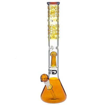 Grace Glass Bong en verre "Playful Red Patty" 50cm