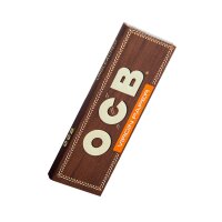 OCB Virgin Unbleached Single Wide 50 Papers