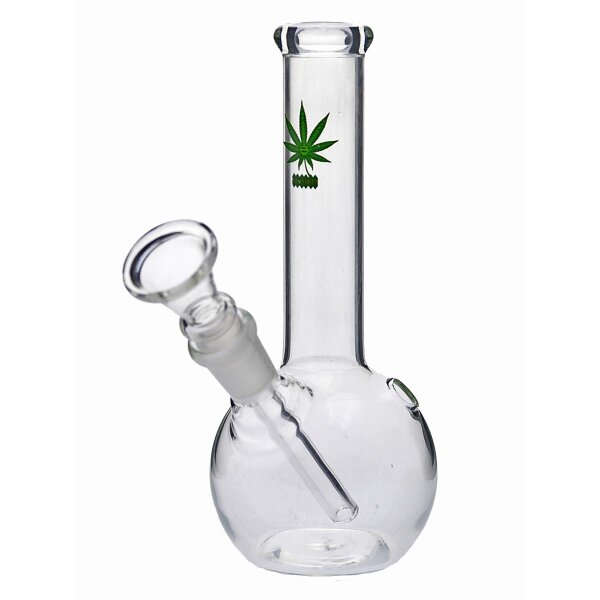 Micro Bong Hemp Leaf 16cm