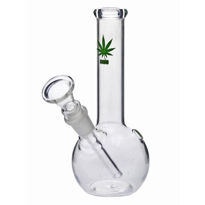 Micro Bong Hemp Leaf 16cm