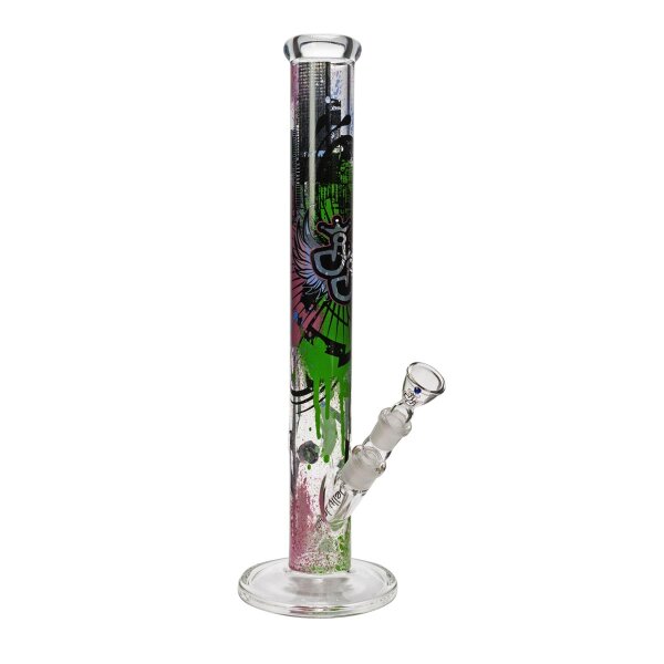 Jelly Joker glass bong "Graffiti Funstar"