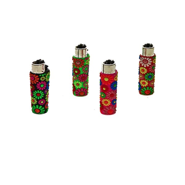 Clipper lighter Mini with silicone cover - Hippie