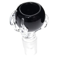 Glass bowl with claw 18.8 black