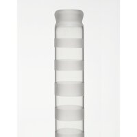 Bang en verre ICE sablé 43cm