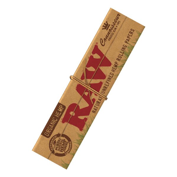 RAW feuilles à rouler King Size Slim Organic Connoisseur