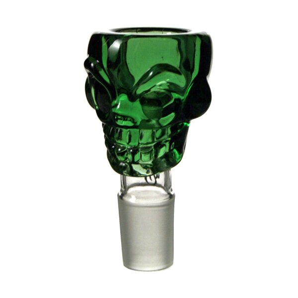 Weedstar Glass Bowl Skull 18,8 green