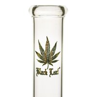 Bong in vetro Black Leaf JOE 20 cm