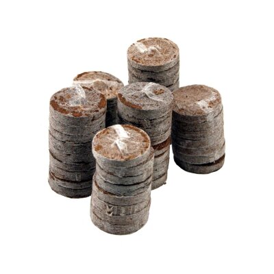 100 coir pellets, Ø 3,6 cm