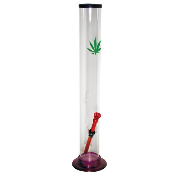 Otherside acrylic Bong - hemp leaf 40cm