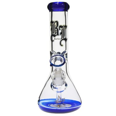 Black Leaf glass bong colored 9mm "Massive Muzzle"