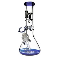 Black Leaf glass bong colored 9mm "Massive Muzzle"