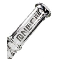 Blaze Glass Tower double percolator Bong - 60cm, black