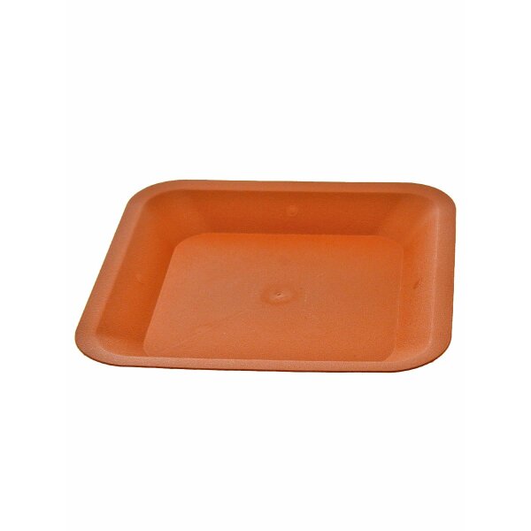 Square Plant Saucer, terracotta, 28,5 x 28,5 cm