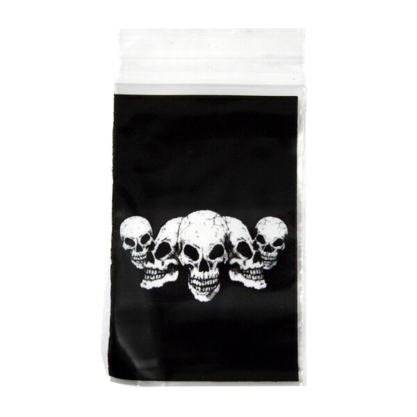 Zip Bags "Skull" 40 x 60mm 100 pcs