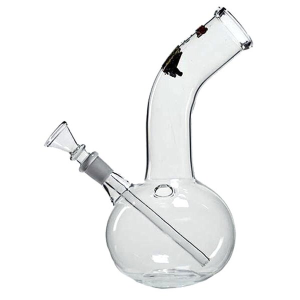 Classic Mini Bong with Belly Curved 23cm 14,5