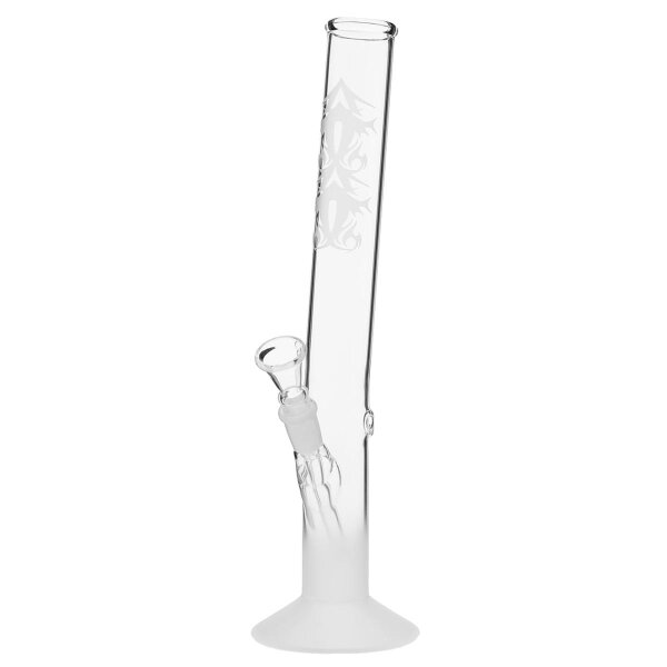Glass bong Tribal Tattoo 32cm sandblasted