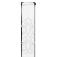 Glass bong Tribal Tattoo 32cm sandblasted