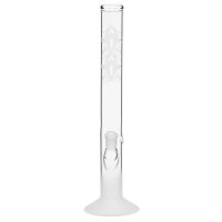 Glass bong Tribal Tattoo 32cm sandblasted