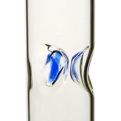 Shanti bang en verre "Blue Burning Ice" 40 cm