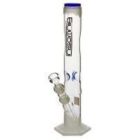 Shanti Glass Bong "Blue Burning Ice" 40 cm