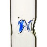 Shanti Glass Bong "Blue Burning Ice" 40 cm